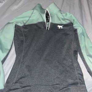 Pink athletic zip up